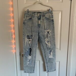 Wild Fable High Waisted Distressed Jeans